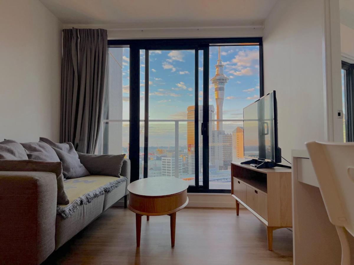 Skytower View 2 Bedroom Apartment Auckland Bagian luar foto