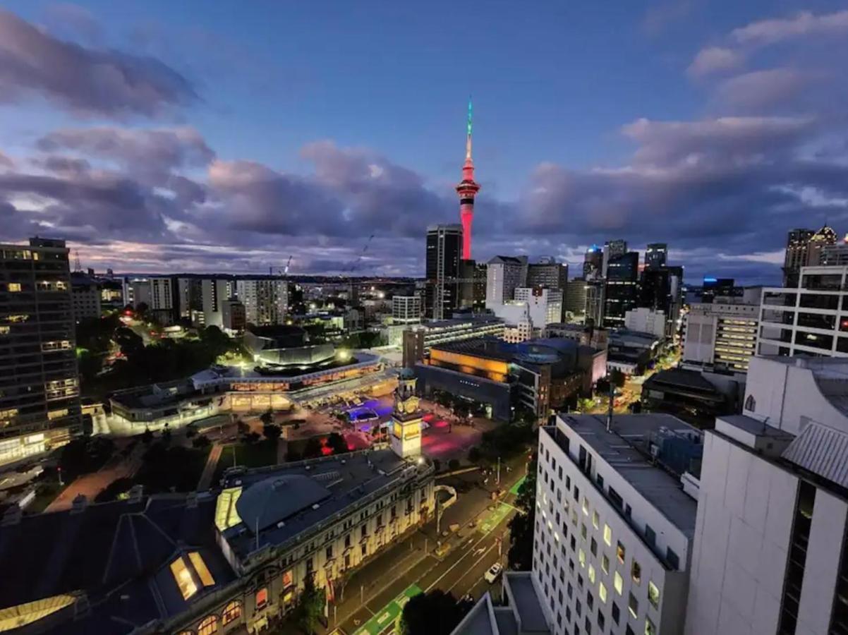 Skytower View 2 Bedroom Apartment Auckland Bagian luar foto